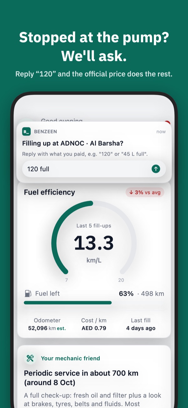 The fuel-stop question